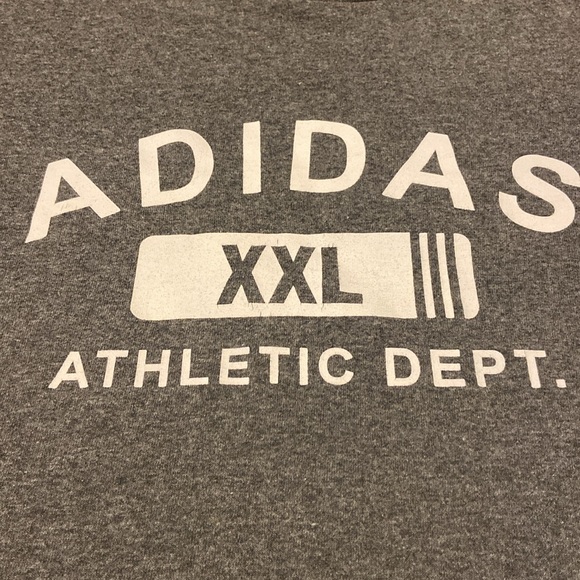 ADIDAS Men’s Heather Gray T-Shirt Size Medium - Picture 2 of 6